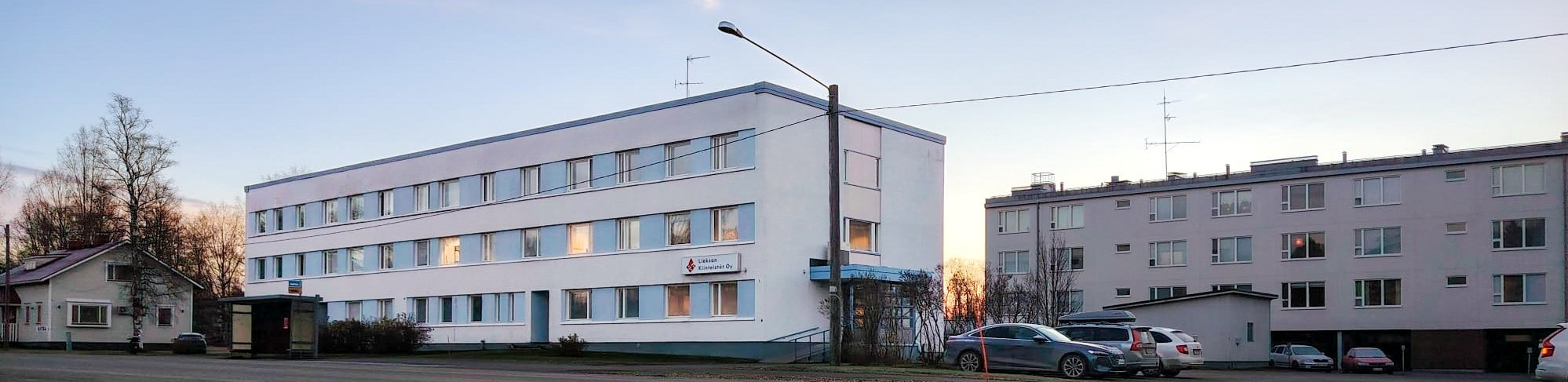 Rantalantie 5, Lieksan Kiinteistöt Oy toimisto ulkoa